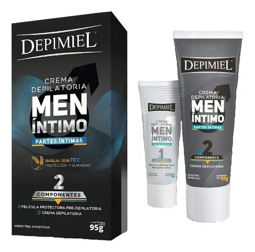 Crema Depilatoria Depimiel Men Íntimo Para Zona Íntima Piel