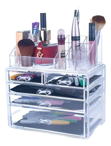 Organizador Acrilico Maquillaje Libreria Cosmética 6110 6422