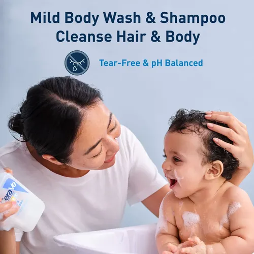 Cerave Jabón Y Champú Para Bebés, 2 En 1, Sin