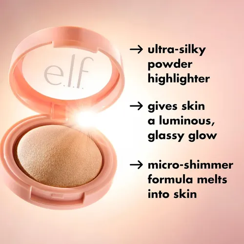 Iluminador Elf Halo Glow Polvo Larga Duracion Microbrillo