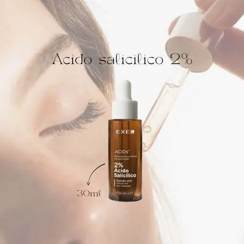 Acido Exel Salicilico 2% Facial Profesional Salicylic 30 Ml Momento De Aplicación Día/noche Tipo De Piel Mixta