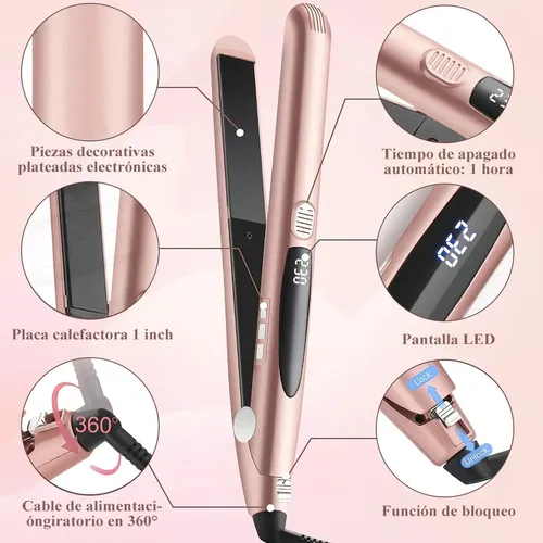 Plancha Para Cabello Cerámica Alaciadora Plancha Para Pelo
