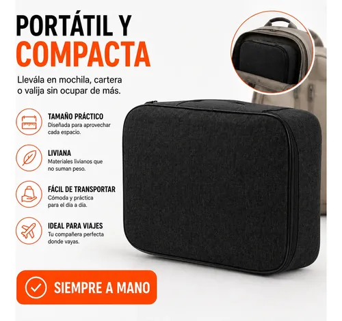 Portacosmeticos Neceser Organizador Viaje Maquillaje Estuche