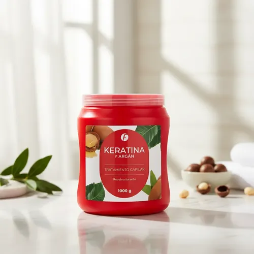 Tratamiento De Keratina Argan Frilayp Baño Capilar 1 Kg Full