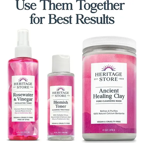 Mascarilla De Arcilla Purificante Heritage Store 31 Oz