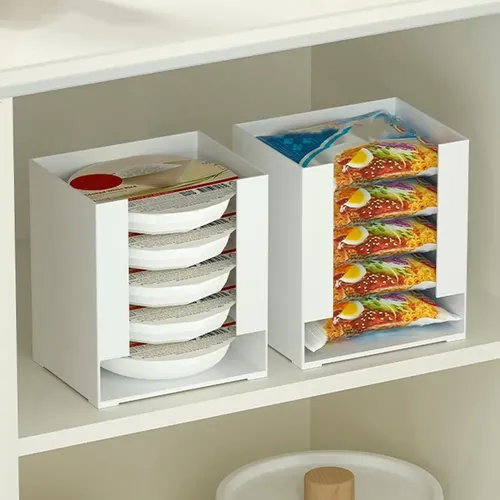 Caja De Almacenamiento De Fideos De Cocina, 2 Unidades, Orga