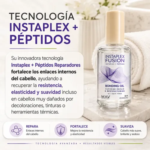 Serum Capilar Instaplex Fusion Mav Péptides Anti Frizz 30ml