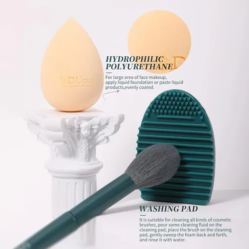 Juego De Brochas De Maquillaje Ducare De 17 Piezas Con Al… 17pcs
