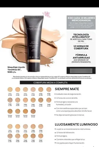 Base De Maquillaje Luminosa Mary Kay