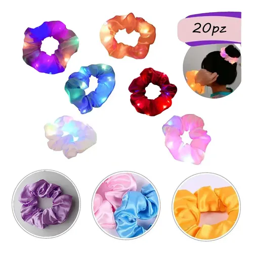 Set De 20 As De Goma Elástica For Pelo ,
