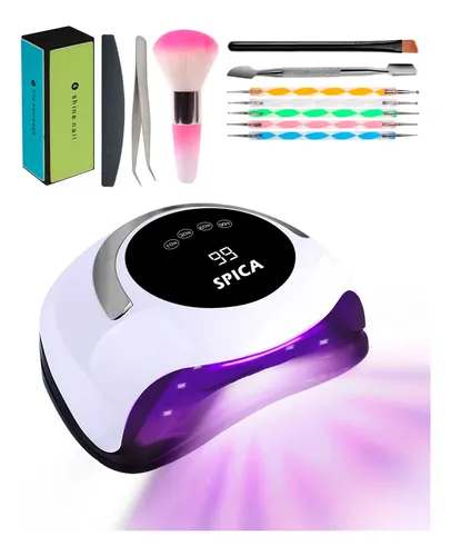 Cabina Led De Uñas 120w Spica S-240 Luz Uv Secador Mano Pies