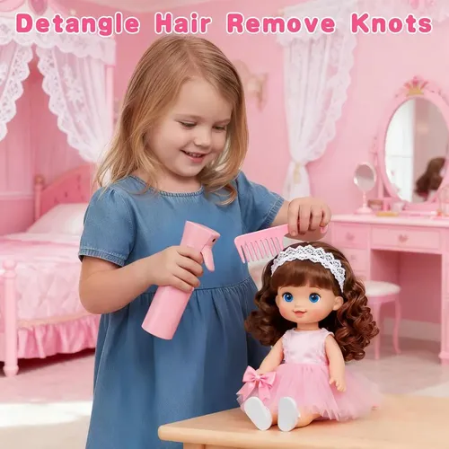 Botella De Aerosol Hair Peine Set
