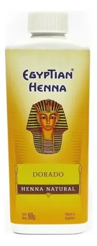 Egyptian Henna Matizador Polvo X 90 DORADO