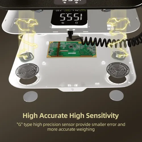 Escala De Bioimpedancia 8 Electrodos Digital Body Scan Bt Zx