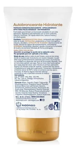 Dermaglos Corporal Crema Gel Autobronceante Hidratante 150g