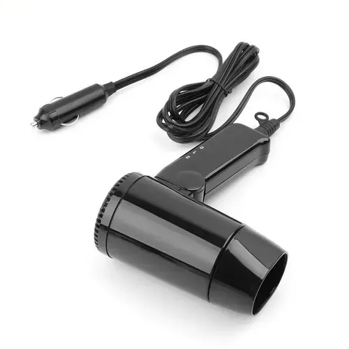 Desempañador Secador De Pelo Auto 210w Portátil Carwing Negro