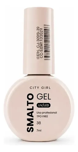 Esmalte De Uñas Profesional City Girl Smalto 7ml N38