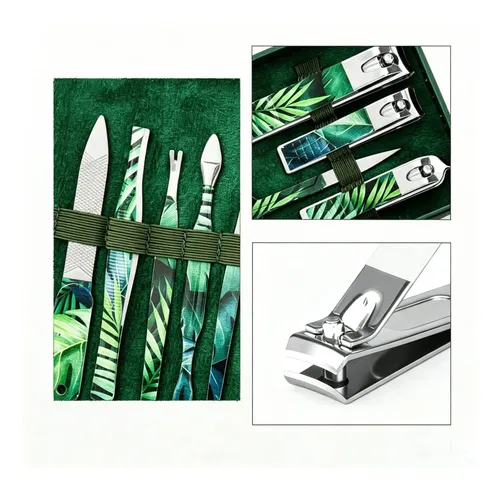 Kit De Manicura 9 Piezas Con Cortaúñas