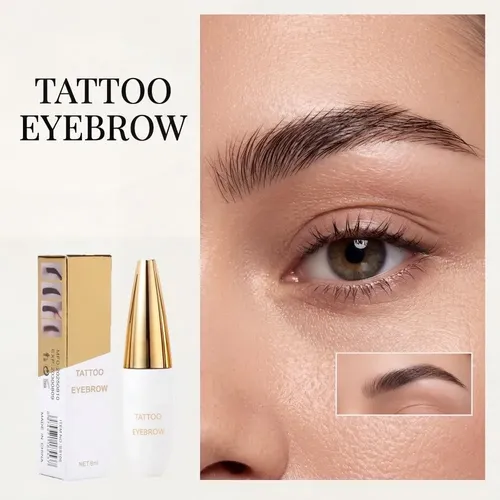 Waterproof Tattoo Eyebrow Gel, Long-lasting Sweat-proof