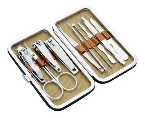 Jianz/ Set De Manicura Pedicura Pies Manos Acero Inoxidable