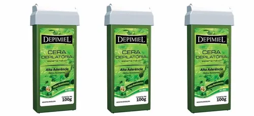 3 Ceras Roll On Descartable X 100grs Depimiel Depilacion