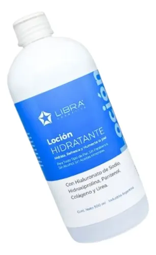 Loción Hidratante Tónica Libra Cosmética 4x500gr Rostro Sin Parabenos