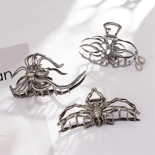 Clips De Garra Para El Cabello 3pcs Ruimo Negro Gun