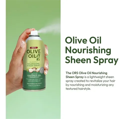 Spray De Brillo Y Nutrición Ors Con Aceite De Coco, 2 Oz