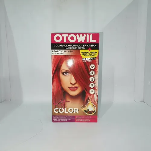 Otowil Tintura Kit 0.50 Rojo Peligro, X 2 Unidades, Muy Rojo