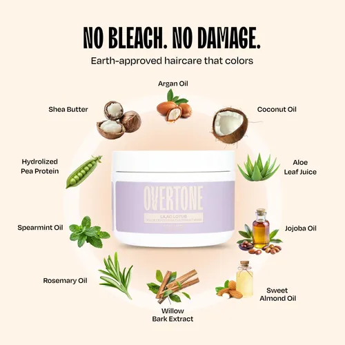 Mascarilla Capilar Overtone Lilac Lotus 237ml