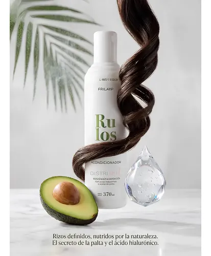 Acondicionador Rulos Frilayp X370ml Hidratacion Brillo