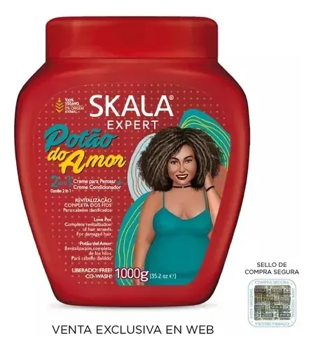 Máscara Vegana Cabello Dañado Potao Do Amor X1kg Skala