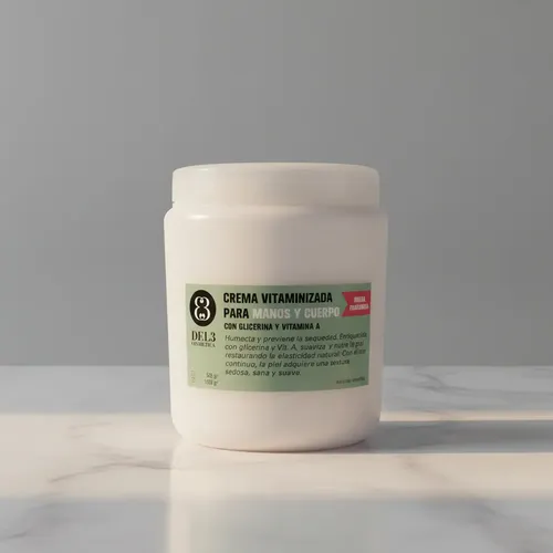 Crema Vitaminizada Para Manos Y Cuerpo Del3 X Kilo