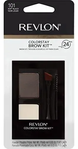 Kit De Cejas Revlon Colorstay Negro Suave 2.27 G