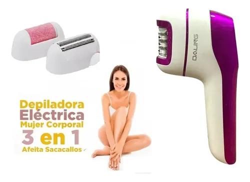 Depiladora Electrica Mujer 3 En 1 Callos Afeitadora Recargab