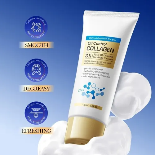 Limpiador Facial En Espuma Para Control De Grasa Y