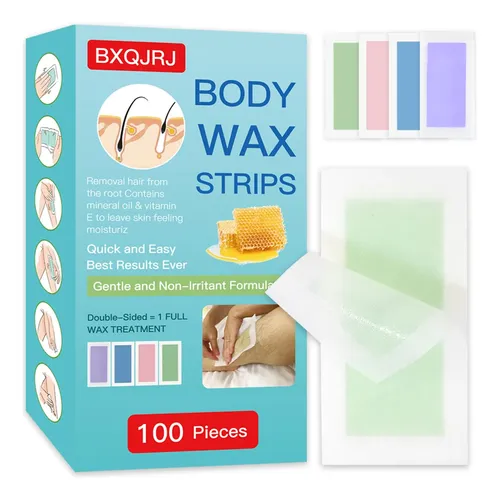 Kit De Depilación Con Tiras De Cera Kaineng 100 Unidades Par