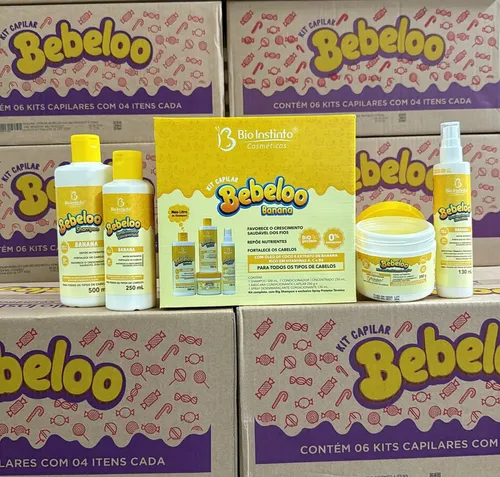 Bebelo Kit Shampo+acondicionador+máscara+protector Térmico