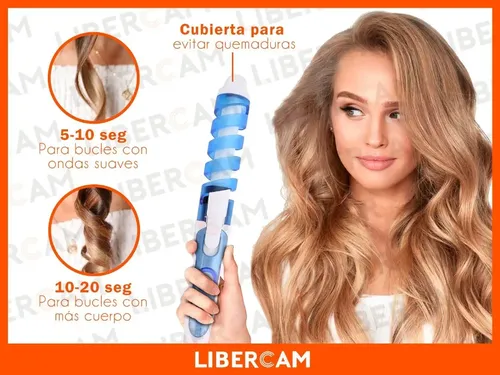 Buclera Rizador Bucleadora Rulera Rulos Para Cabello Pelo Color Verde
