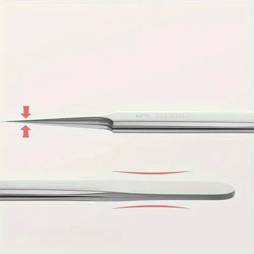 Juego De 3 Pinzas Faciales Ultrafinas Para Cejas ~