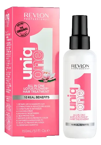 All In One 1 Tratamiento Revlon Uniq One Flor De Loto Brillo