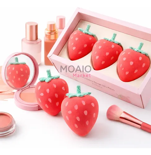 Set De Esponjas De Maquillaje Base Corrector Contorno X3