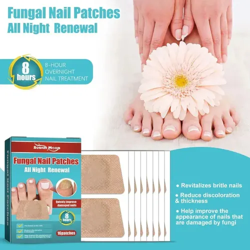 // 3 Parches Para Uñas, De Noche, El Hongo J Kerasal, **