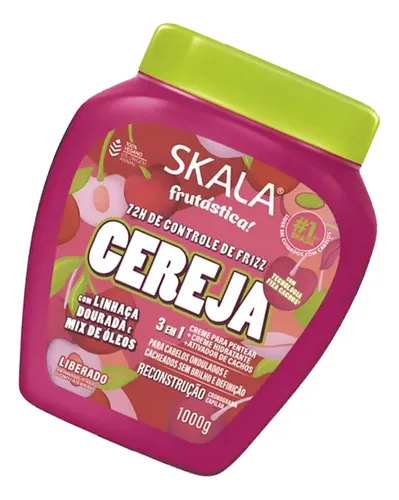 Skala Mascara Capilar Control Frizz Cereja 1kg Frutastica 3c