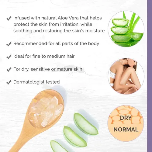 Cera Depilatoria Satin Smooth Aloe Vera 396g – Suave Y
