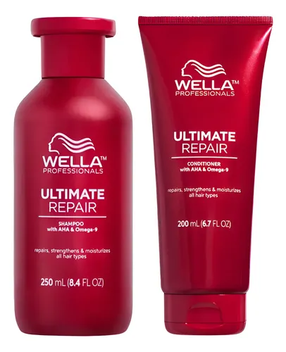 Wella Ultimate Repair Shampoo 250ml+ Acondicionador 200ml 9c