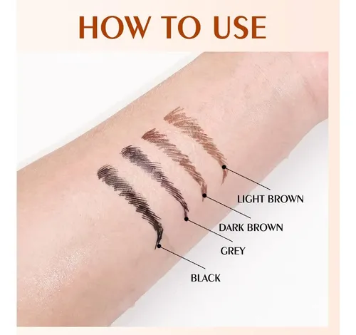 Lápiz Microblading Para Cejas W3w Black