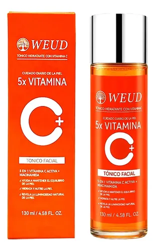 Tónico Antioxidante Weud Que Hidrata Y Reafirma La Vitamina