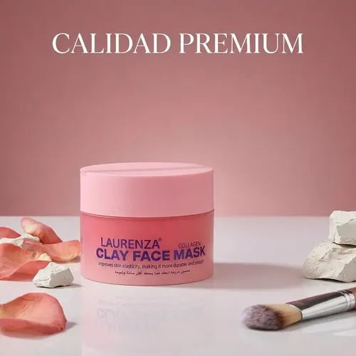 Mascarilla Facial Arcilla Colágeno Reafirma Todo Tipo Piel