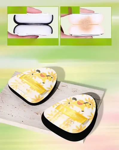 Set De Esponjas De Maquillaje De Doble Uso, Baja Absorción D